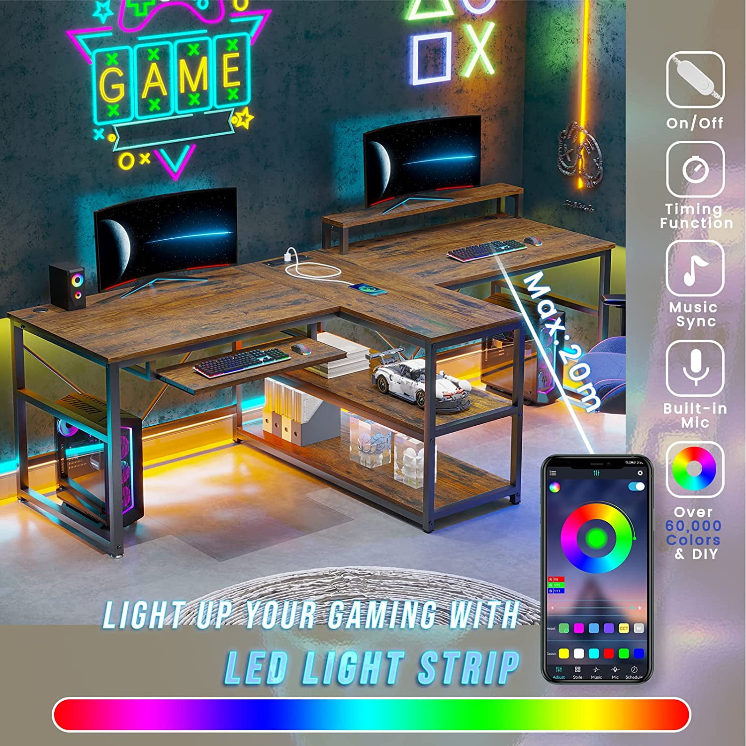 Gaming table lighting?? I want to get some cool overhead light for