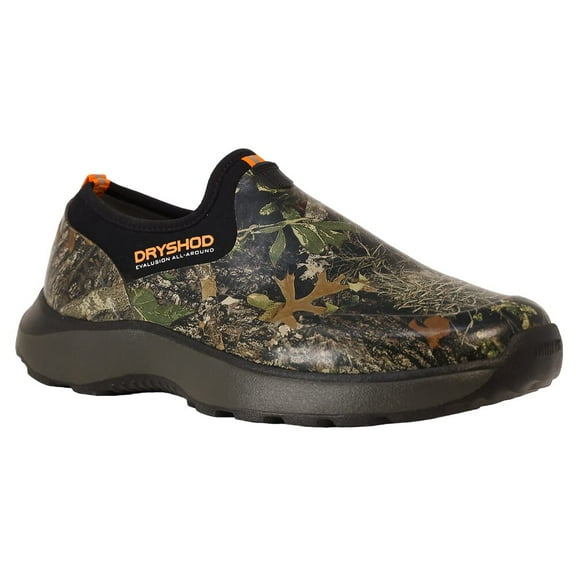 Dryshod Evalusion All Around Camo Shoe, Men's Size 7, 100% Waterproof, Lightweight, Breathable, Slip-On, EVA Outsole, Ideal for Wet/Muddy Conditions (EVA-MS-CM-M07)