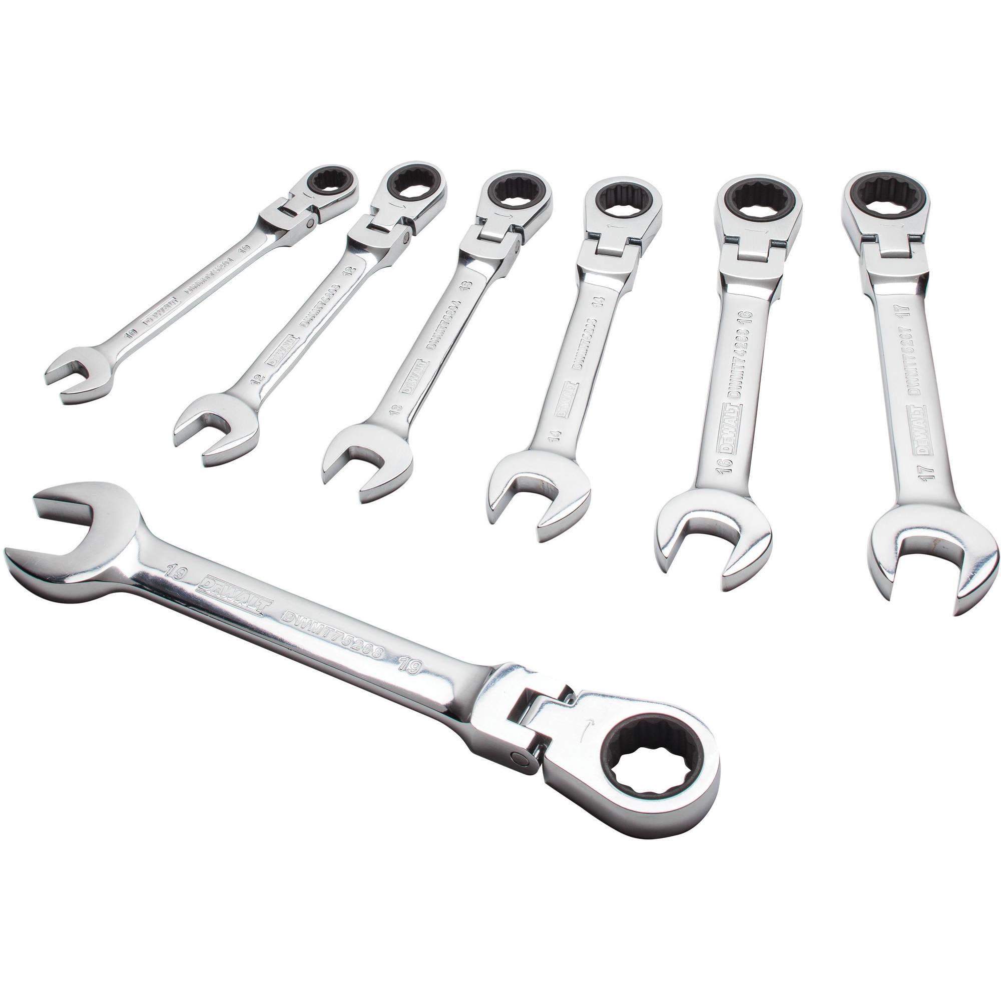 7pc Ratcheting Flex Head Combo WrenchMM