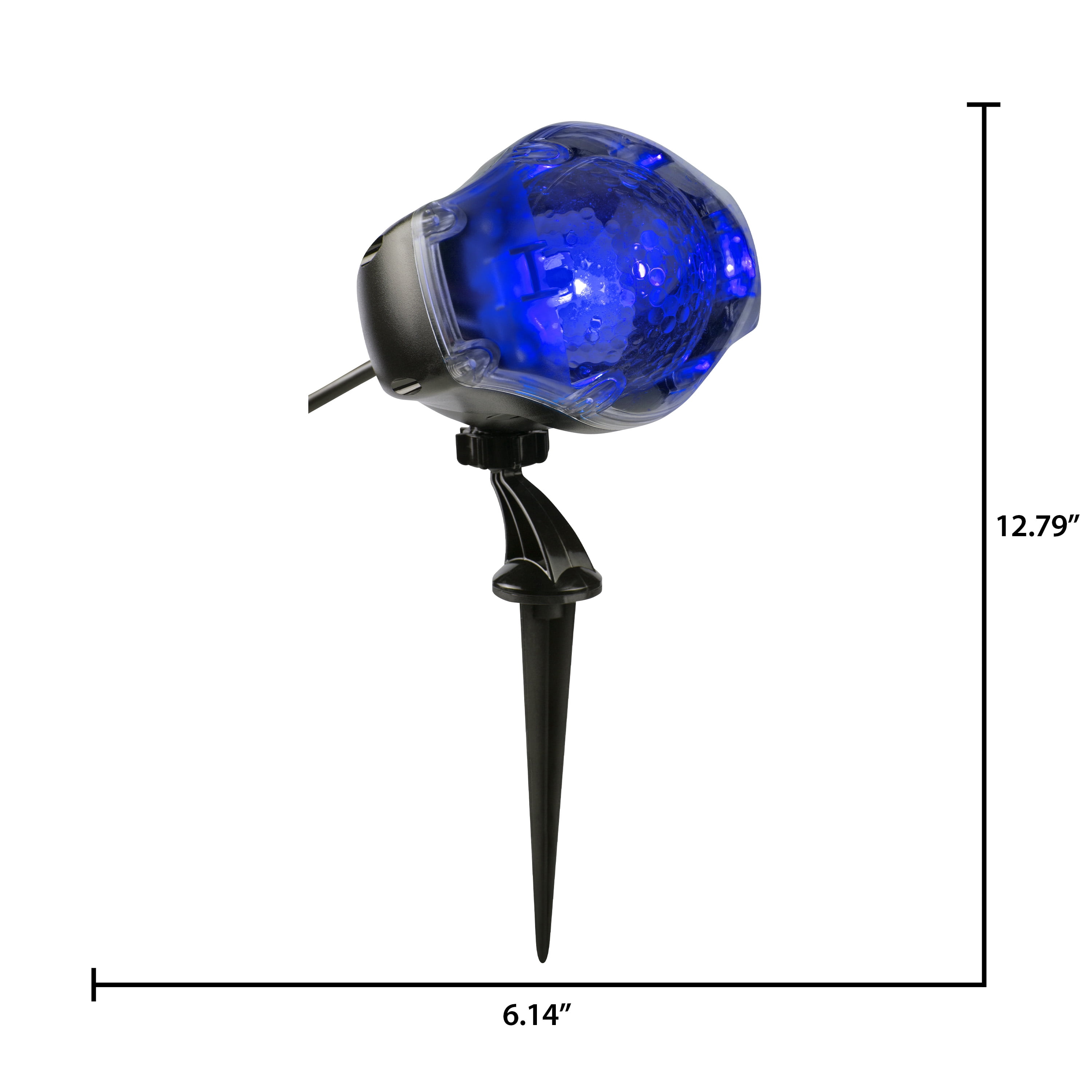 Christmas Holiday Lightshow Illuminations Snowfall Blue String Lights Projector Light