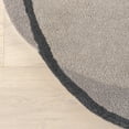thumbnail image 3 of Rugs USA Greenwich Abstract Wool Area Rug, 8' 6" x 11' 6", Shaped, Greenwich Grey, 3 of 8
