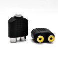 thumbnail image 2 of Injueey Accesorios de divisores de adaptador RCA estéreo tipo Y salida de Audio estable 3,5mm dispositivo divisor accesorio de equipo de Electrónica, 2 of 6