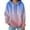 Sky Blue, variant on Yuanlong Womens Hoodies Gradient Design Long Sleeve Drawstring Hooded Sweatshirt Fall Streetwear Fashion Ladies Pullover Tops With Pockets