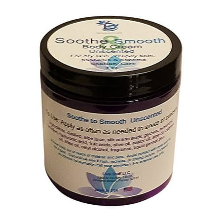 Soothe And Smooth, Extra Dry Skin, Crepey Skin, Eczema, Psoriasis and Damaged Skin Cream, Unscented, 8oz (Best Product For Crepey Skin)