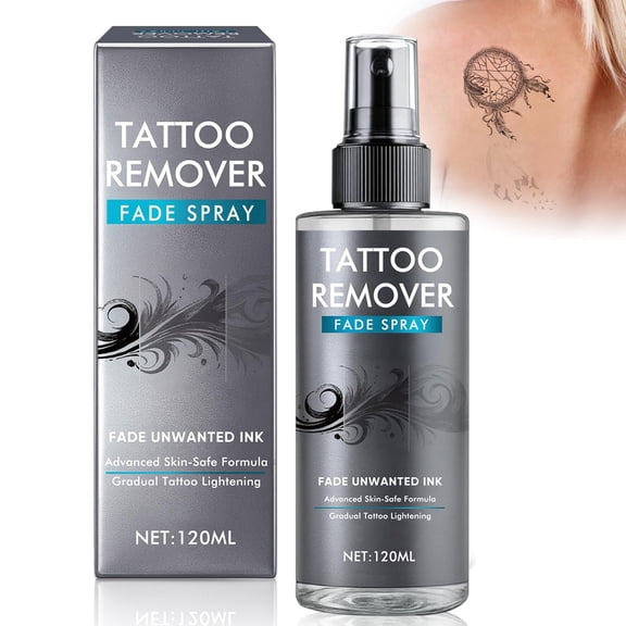 Tattoo Cover Up Spray, Tattoo Concealer Spray Tattoo Cover Up Makeup with Lightweight Buildable Coverage for Work, Weddings & Events, 120ML