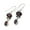 garnet, variant on Solid 925 Sterling Silver Dangle Teardrop Earrings For Women, Natural Amethyst Faceted Oval Purple Gemstone Unique February Birthstone Gifts