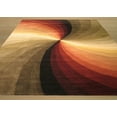 thumbnail image 3 of Hand-tufted Wool Contemporary Abstract Swirl Rug, 3 of 3
