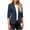 Dark Blue G, variant on Bovxnpu Womens Casual Blazer Jacket Business Casual Outfits for Work, Long Sleeve Open Front Work Office Blazer Lapel Button Jacket, Womens Casual Solid Suit Jacket L