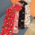 thumbnail image 2 of Pantalon de pyjama épais Hello Kitty, Sanurgente Anime Smile, tissu double élastique, fjWomen doux, cadeau d'anniversaire FjCartoon, 2 of 4