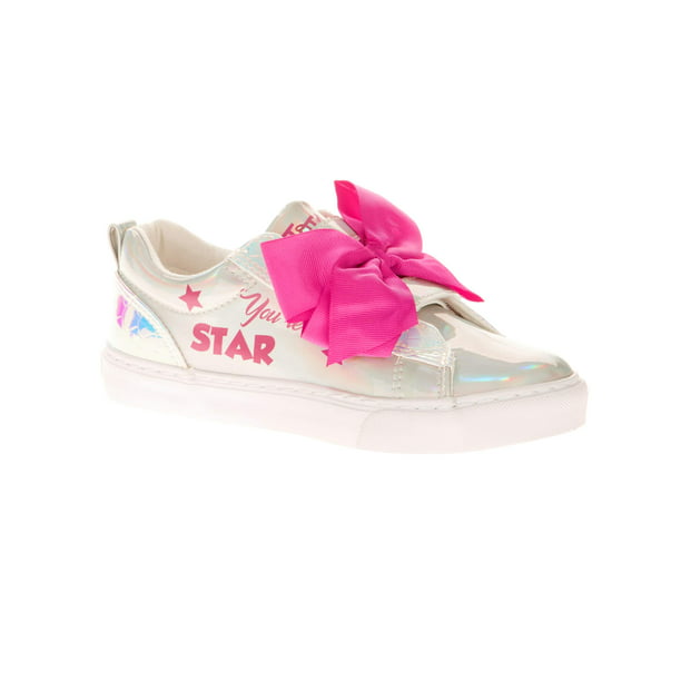 Jojo Siwa Girl's Iridescent Low Top Casual Sneaker - Walmart.com