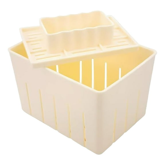 Tofu Press Mold Kit (1PCS), Food-Grade DIY Tofu Maker with Cheese Cloth, Homemade Tofu & Cheese Pressing Mold, Essential Kitchen Tools for Tofu Lovers