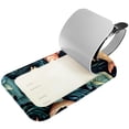 thumbnail image 2 of Square 2Pack PU Leather Fish Cruise Luggage Tag with Privacy Cover and Name ID Tag for Travel Handbags Backpacks Luggage Tags, 2 of 6