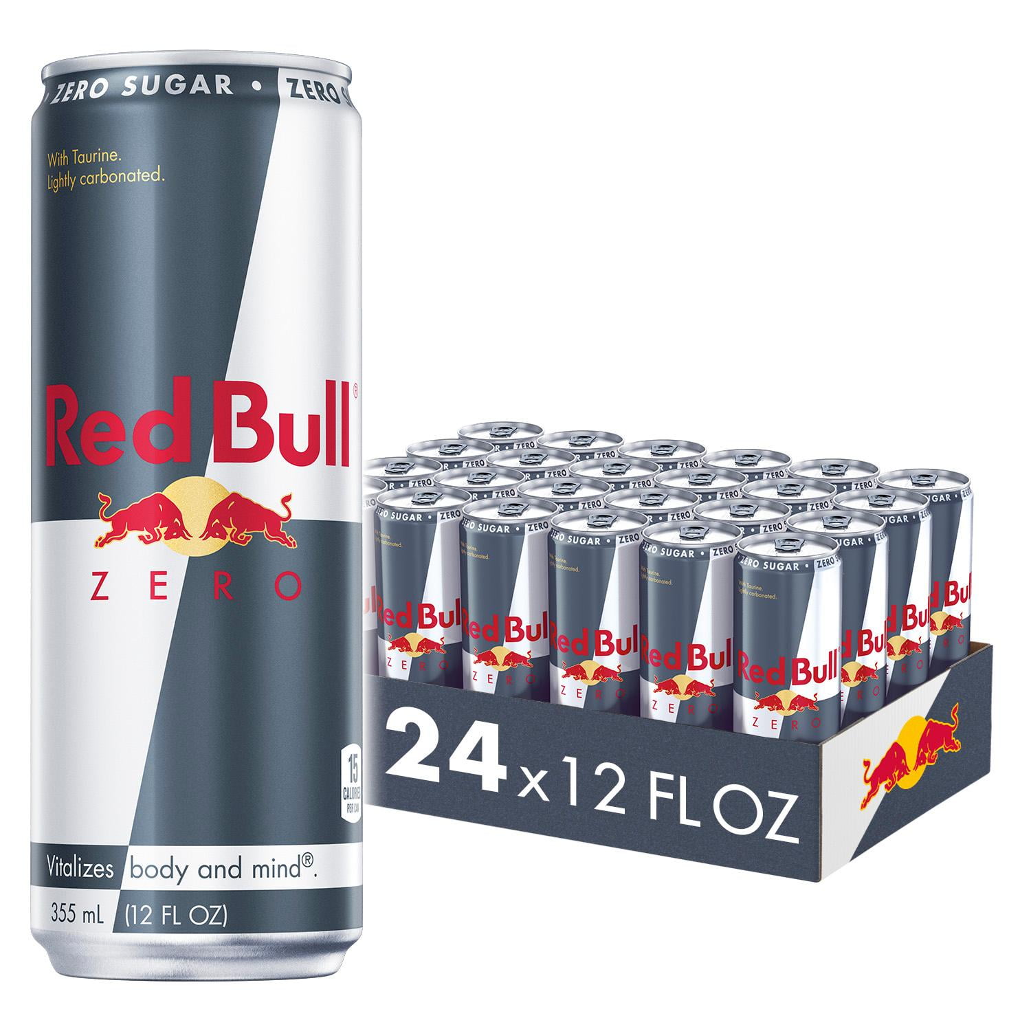 (24 Cans) Red Bull Energy Drink, Total Zero, 12 fl oz - Walmart.com ...