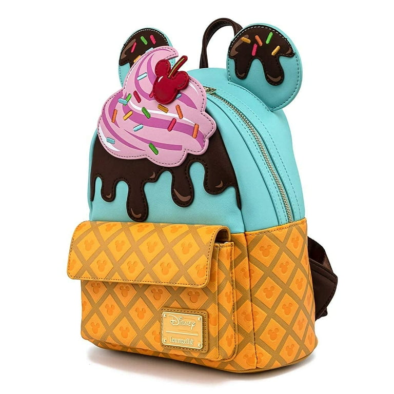 Loungefly x Disney Mickey and Minnie Mouse Sweets Ice Cream Mini