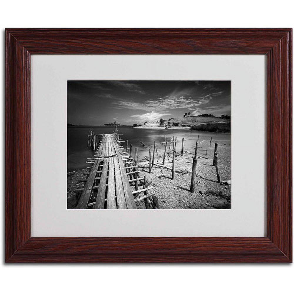 Trademark Fine Art "Reach" Framed Canvas Art by Michael de Guzman