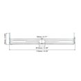 thumbnail image 2 of Unique Bargains Ceiling Light Plate 110x18x16mm Lighting Fixture Mounting Bracket for Home Office Chandelier 1 Set, 2 of 5