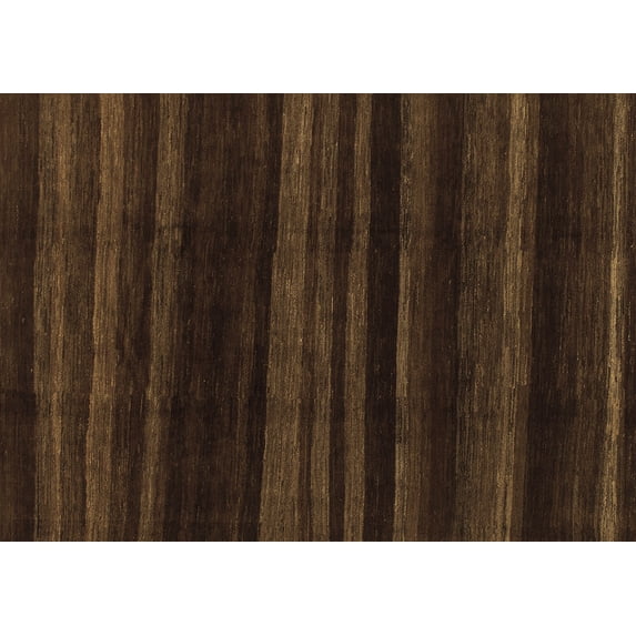 Ahgly Company Indoor Rectangle Abstract Brown Modern Area Rugs, 7' x 10'
