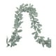 thumbnail image 2 of Ganfancp Flocado Flexible de Tiras Verde Oreja de Cordero Enredadera de Hojas Hoja Dinero Corona de Hojas Enredadera Ofertas Del Día Liquidación 1X Ratán, 2 of 7