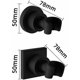 thumbnail image 2 of Wall-Mounted Stainless Steel Shower Head Holder for Handheld Black Shower Accessory, 2 of 4