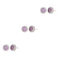 thumbnail image 1 of Pendientes Minnieouse 1 par redondos para mujer regalo de cumpleaños cobre, 1 of 6