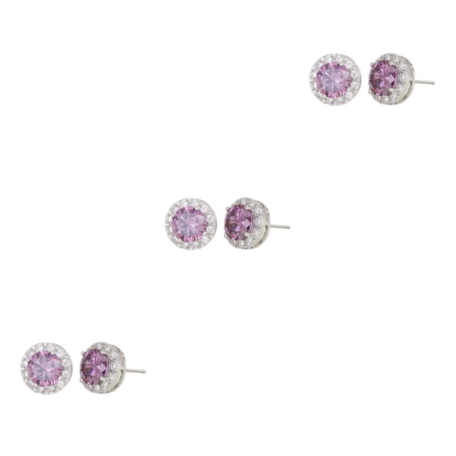 Pendientes Minnieouse 1 par redondos para mujer regalo de cumpleaños cobre