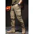 thumbnail image 3 of Pantalones cargo multibolsillos verdes para senderismo al aire libre para hombre, pantalones para hombre, color caqui, con múltiples bolsillos, ropa emo de otoño, más barata, nueva, suelta, 3 of 5