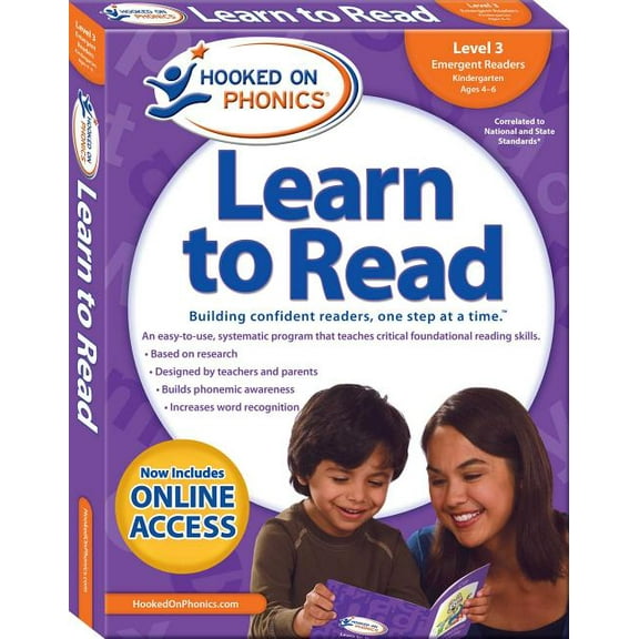 Learn to Read Hooked on Phonics Learn to Read - Level 3: Emergent Readers (Kindergarten Ages 4-6), Book 3, (Paperback)