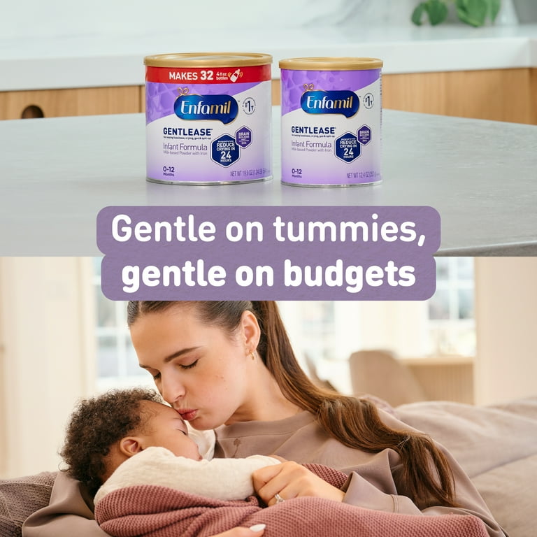 Enfamil Gentlease Powder Baby Formula with Iron, 12.4 oz