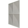thumbnail image 4 of 19 5/8"W x 19 5/8"H Richmond EnduraWall Decorative 3D Wall Panel, Universal Pearl Metallic Sea Mist (Covers 2.67 Sq. Ft.), 4 of 6