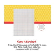 Graph Paper, 1 Inch Rule, 9 x 12 Inches, White, 500 Sheets