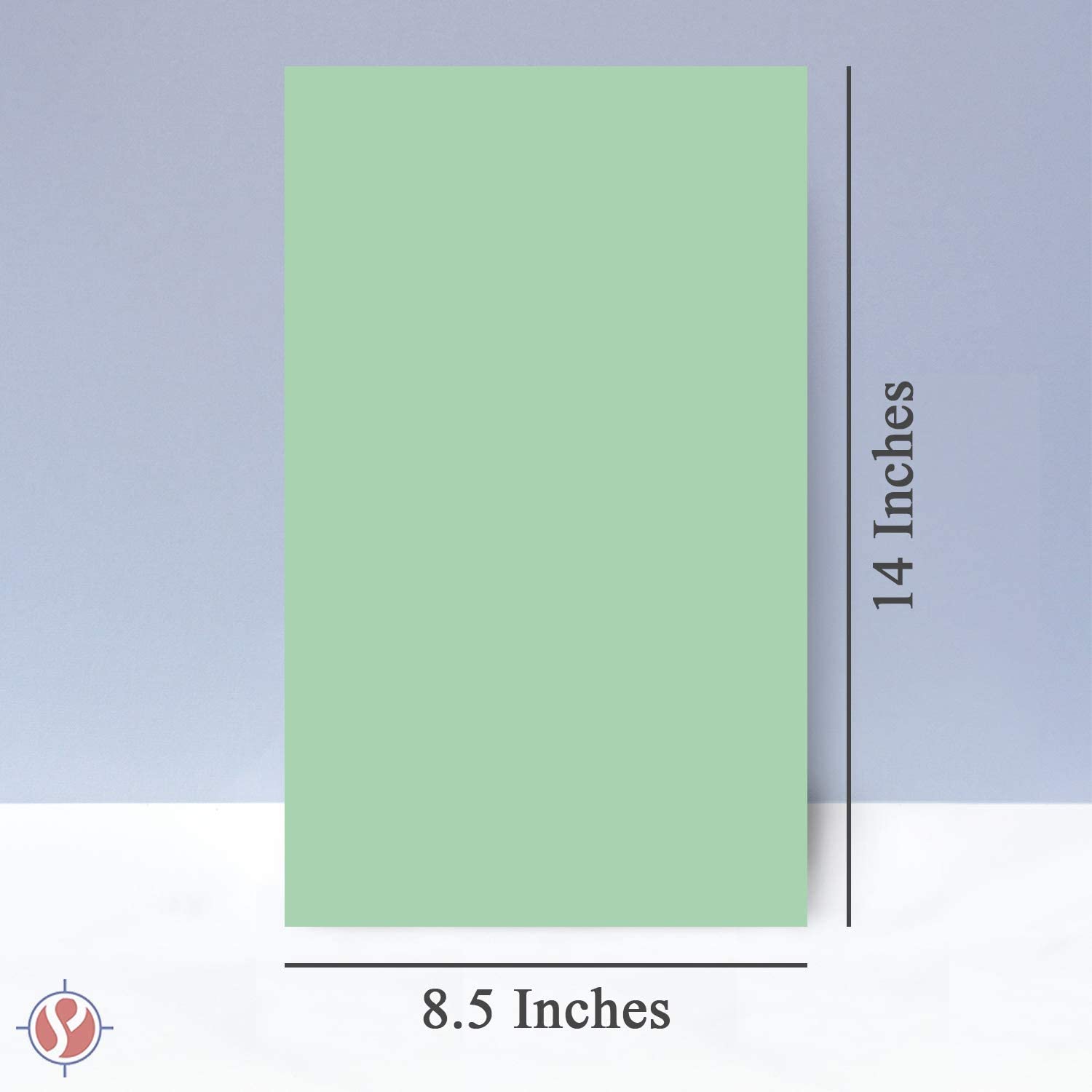 Green - Pastel Color Paper 20lb. Size 8.5 x 14 Legal/Menu Size - 50 per Pack