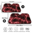 thumbnail image 3 of Balery Red Line Windshield Sun Shade, Car Front Window Sunshade Cover ,Automotive Interior Portected Blocks Uv Rays For Car Pickup Truck Suv Accessories- Medium, 3 of 7