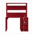 thumbnail image 3 of Desks Industrial Writing Desk with Hutch | 60"H x 47"W x 24"D | Red Iron, 3 of 5