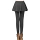 thumbnail image 5 of Gibobby Leggings de verano para mujer Falda de terciopelo de invierno para mujer, pantalones ajustados, mallas, pantalones gruesos elásticos ajustados de otoño (Gris, L), 5 of 5