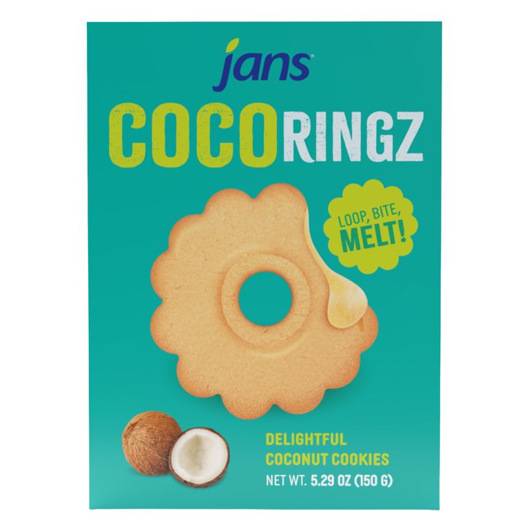 Jans Coco Ringz - Coconut Cookies, Delightful Coconut Cookies 5.29