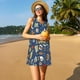 thumbnail image 3 of Balery Marine Nautical Vestidos de verano para mujer con estampado: vestido holgado sin mangas, vestido playero informal y cómodo para días calurosos., 3 of 7