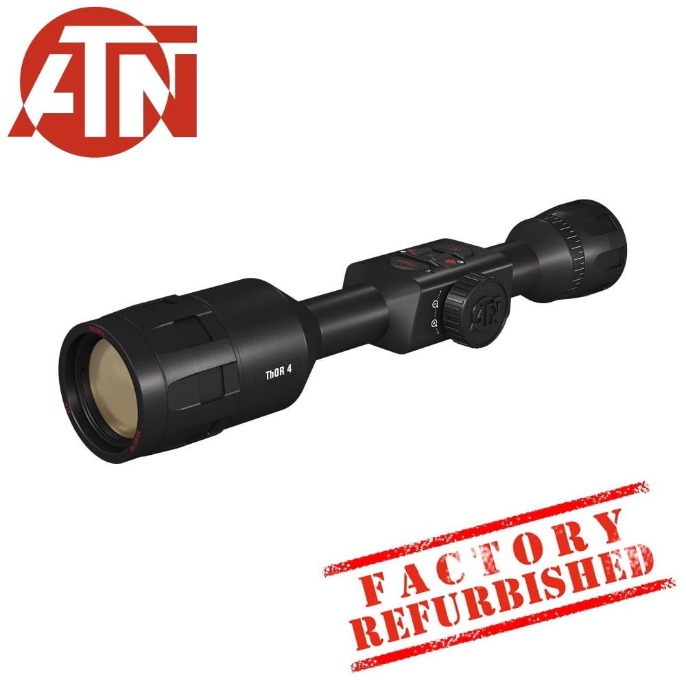 Restored Premium ATN ThOR 4 4.5-18x, 384x288, Thermal Rifle Scope w/Ultra Sensitive Next Gen Sensor (Refurbished)