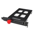 thumbnail image 1 of 2xPCI 2.5 "SATA HDD Mobile Rack Dock para 7.0 / 9.5mm 2.5" SATA III HDD / SSD Negro Sunnimix Rack PCI SSD SATA, 1 of 6