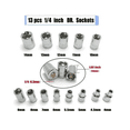 thumbnail image 2 of Juego De Herramienta  Bloosom Mecanica Automotriz Dado Acerokit 46pcs Verde, 2 of 4