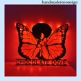 thumbnail image 3 of Handmadetneonsign Black Girl Metal Wall Art Light, Woman Metal Sign Wall Decor, House Metal Décor 54261, 3 of 5