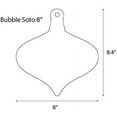 thumbnail image 2 of 25 Units Acrylic Christmas Ornaments Bubble Soto 1/8" Thick - Clear or Solid Color - (Size 8") Made in USA, 2 of 5