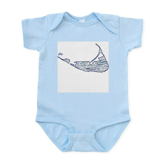 CafePress - Nantucket Infant Bodysuit - Baby Light Bodysuit, Size Newborn - 24 Months
