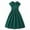 Green, variant on Wdgfv Summer Girls Flowy Collar Retro Solid Color Patchwork Sleeve Corsetted Waist Dress Pleated Skirt for Casual Wedding Party Green 12-13 Years