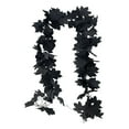 thumbnail image 2 of HaoXun Realistic Black Maple Leaf Halloween Garland with Horror Pumpkin Accents - 1.8M Autumn Fall Decor for Home Party Door Hanging, Dense Plastic Rattan Vine with Natural Curvature (70.87in), 2 of 7