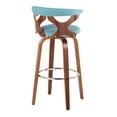 thumbnail image 6 of Gardenia 30" Fixed-Height Bar Stool, Bar Chairs, Swivel Bar Stools, Bar Stools Set of 2, 6 of 6