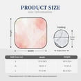 thumbnail image 6 of Uemuo Pink Marble Printed 2 PCS Car Windshield Sun Shade, Auto Sun Heat and UV Rays Blocker, Foldable Automotive Front Window Sunshade Protector, 6 of 7