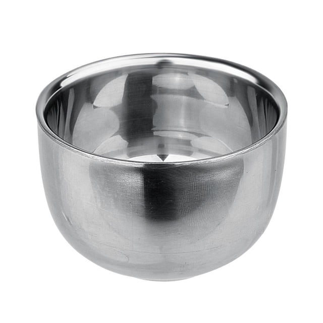 Taza de jabón de doble capa Aislamiento térmico Tazón de taza de afeitar suave (200ML) Tmvgtek Libre de BPA