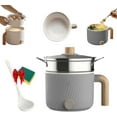 thumbnail image 1 of Personal Ramen Cooker,Electric Pot for Ramen, Portable Multifunctional Non-Stick Electric Pot, Compact Fast-Heating Mini Noodle Cooker for Quick Meals, Dorms, Offices, Travel & Kitchens (C-Gray), 1 of 7