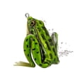 thumbnail image 4 of Lunkerhunt LF01 Lunker Frog Hollow Body Frog, 2 1/4" at Rest/4 1/2" Extend, 1/2 oz, Green Tea, Floating- Fishing Lure, 4 of 13