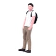 thumbnail image 4 of Figura masculina en miniatura a escala 1:64, minicoleccionables, robustas, realistas, personas diminutas Chico mochilero, 4 of 9